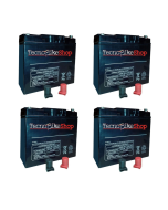 4 Batterie Cicliche per Veicoli Elettrici - Scooter - Biciclette - Monopattini (48V) - 12V 22Ah a Piombo T8