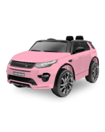 Auto Elettrica  per Bambini LAND ROVER DISCOVERY 12V 2 Posti in Pelle con Display