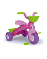 Triciclo a Pedali Primi Passi Disney MINNIE con Cestino e Portagiochi