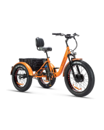 Triciclo Bicicletta Elettrica Z-TECH ZT-80-B "FAT TRIKE " 3 Ruote 250W 13 Ah 48V Batteria Litio 