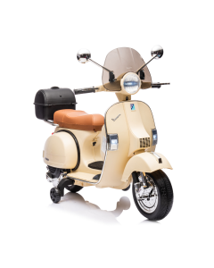 Moto Scooter Elettrico per Bambini Piaggio VESPA PX150 FULL con Parabrezza e Bauletto 12V  