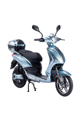 Bici Elettrica Scooter Z-TECH ZT-09-TAL  12 Ah 250W 48V Batteria Litio-Azzurro