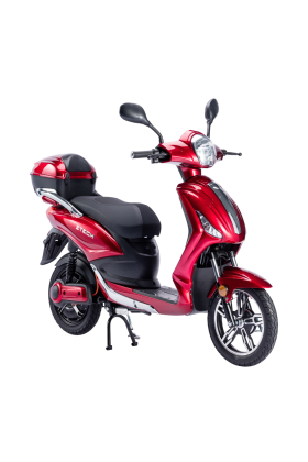 Bicicletta Elettrica Scooter Z-TECH ZT-09-TC 500W 20Ah 48V Batteria Piombo-Rosso
