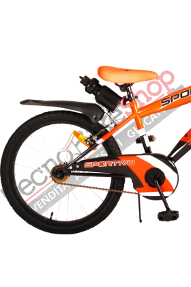 Bicicletta Bambino Movimento a Sfera Volare Sportivo 20" 1 Velocità-Arancione