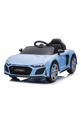 Audi R8 Sport 12V Voiture électrique pour enfants - Bleu clair