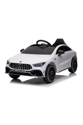 Mercedes CLA 45 AMG 12V Voiture électrique pour enfants- Blanc