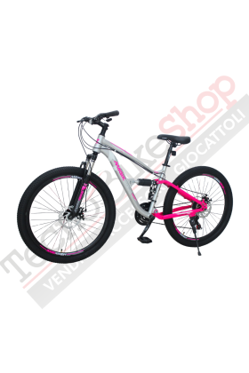 Bicicletta Ragazza Magikbike MTB Twenty Six Full 26" - 21V