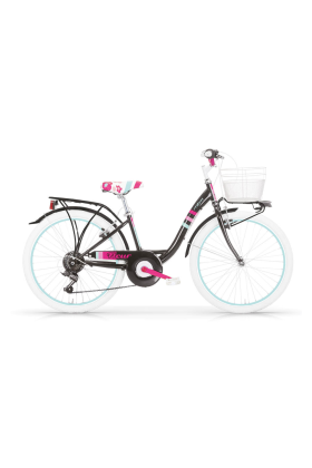 Bici Bambina MBM Fleur 24" 6 Velocità