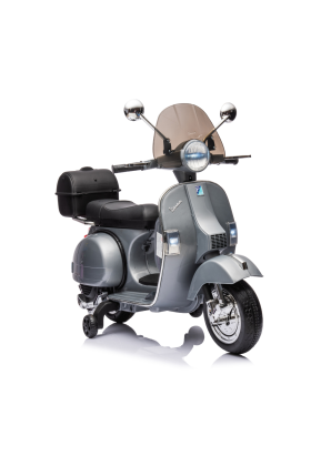 Trottinette électrique Piaggio Vespa PX150 pour enfants 12 V-Gris