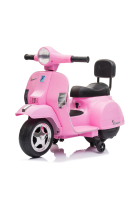 Moto électrique Piaggio Mini Vespa PX Small 6V pour enfants-Rose