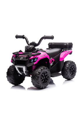 Quad Elettrico Per Bambini Mini Quad Safari 6V-Rosa