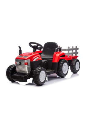 Trattore Elettrico Per Bambini  con Rimorchio 12V con Radiocomando