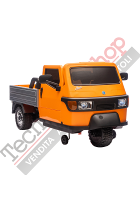 Tricycle électrique Piaggio Ape Car pour enfants - Orange