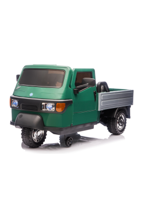 Tricycle électrique Piaggio Ape Car pour enfants - Vert