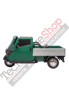 Tricycle électrique Piaggio Ape Car pour enfants - Vert