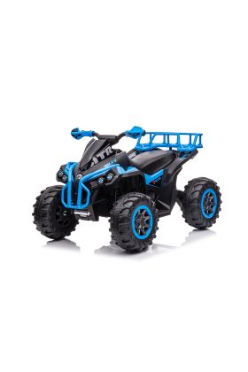 Quad électrique pour enfants ATV 1.0 12V avec radiocommande-Bleu