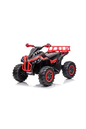Quad électrique pour enfants ATV 1.0 12V avec radiocommande-rouge