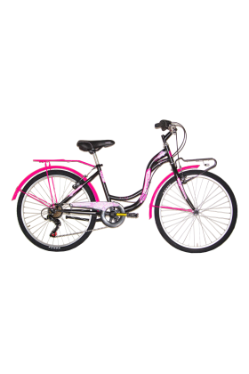 Bici Coppi Taylor 24" - con Cambio 6V-Nero