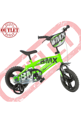 Bicicletta Bambino Dino Bikes BMX 12" - Verde - Seconda Scelta
