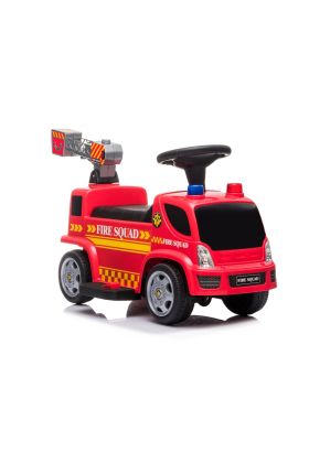 Camion dei Pompieri Elettrico Per Bambini 6V Spara Bolle