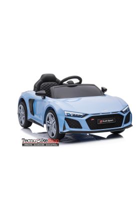 Audi R8 Sport 12V Voiture électrique pour enfants - Bleu clair