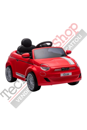 Fiat 500e 12V Voiture électrique pour enfants-Rouge