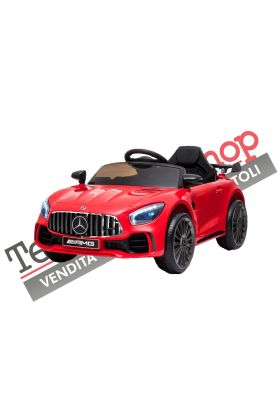 Mercedes GTR GT-R AMG Voiture électrique 12V pour enfants Petite-Rouge