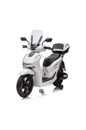 Moto électrique Honda SH125i 12V pour enfants-Blanc