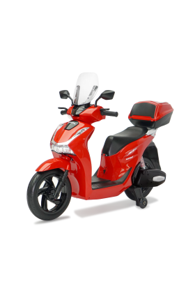 Moto électrique Honda SH125i 12V pour enfants-Rouge