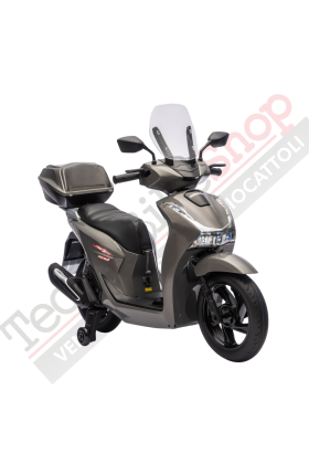 Moto électrique Honda SH125i 12V pour enfants-Gris