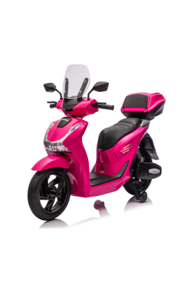 Moto électrique Honda SH125i 12V pour enfants-Rose