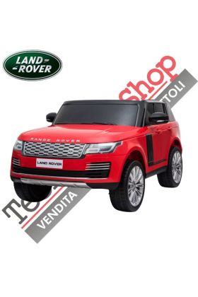 Auto Elettrica Per Bambini Land Rover - Range Rover Sport HSE 2 Posti-Rosso