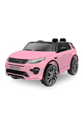Auto Elettrica  per Bambini LAND ROVER DISCOVERY 12V 2 Posti in Pelle con Display