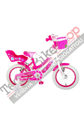 Bicicletta Bambina Volare Lovely 16" - Movimento a Sfera