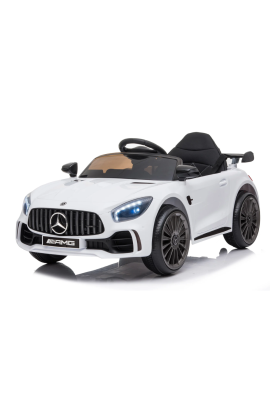 Mercedes GTR GT-R AMG Voiture électrique 12V pour enfants Petite-Blanc