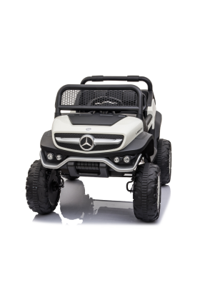 Auto Elettrica per Bambini Mercedes Unimog 12V 2 Posti Monitor Touchscreen Mp4