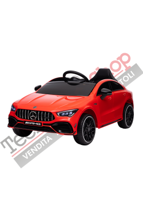 Mercedes CLA 45 AMG 12V Voiture électrique pour enfants- Rouge 