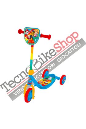 Trottinette enfant à 3 roues en acier Paw Patrol