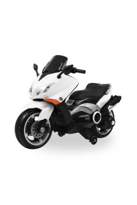 Moto Elettrica Per Bambini Magnum 12V Sedile in Pelle