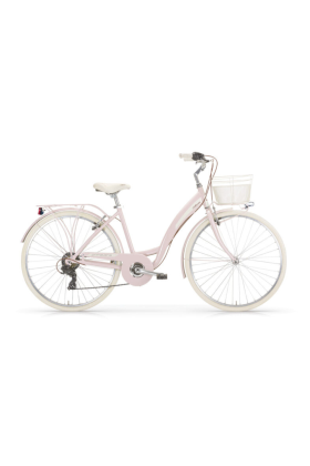 Vélo unisexe MBM Primavera 28" 6 vitesses - Rose