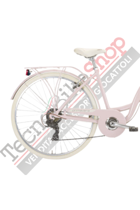 Vélo unisexe MBM Primavera 28" 6 vitesses - Rose