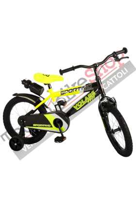  Vélo enfant Volare Sportivo 14" à roulements à billes-Jaune