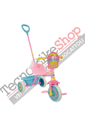 Triciclo a Pedali con Manico First Trike Disney BARBIE
