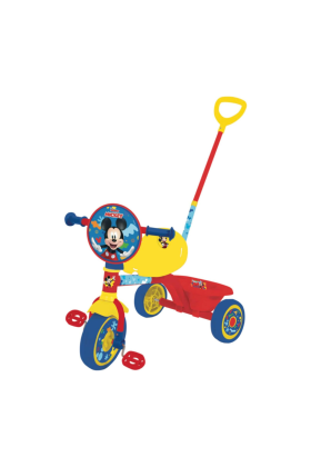 Triciclo a Pedali con Manico First Trike Disney MICKEY MOUSE