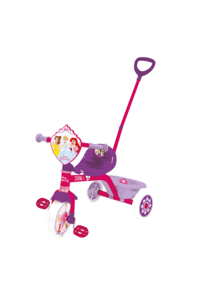Triciclo a Pedali con Manico First Trike Disney Principesse