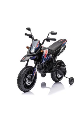 Moto électrique Aprilia Racing RX125 12V pour enfants avec roues EVA - Bleu
