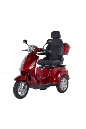 Z-TECH ZT-15-C Trilux Plus – Scooter Elettrico 3 Ruote per Anziani e Disabili-Rosso