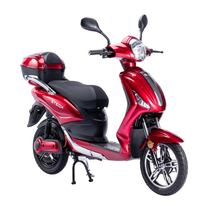 Bici Elettrica Scooter Z-TECH ZT-09-TAL  12 Ah 250W 48V Batteria Litio-Rosso