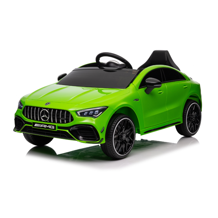 Mercedes CLA 45 AMG 12V Voiture électrique pour enfants-Vert