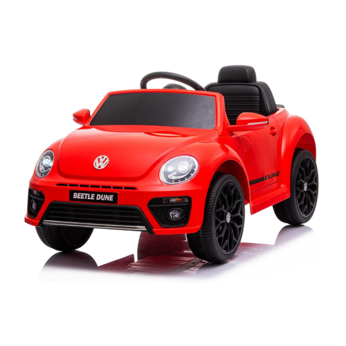 Volkswagen New Beetle Petite Voiture Électrique 12V- Rouge